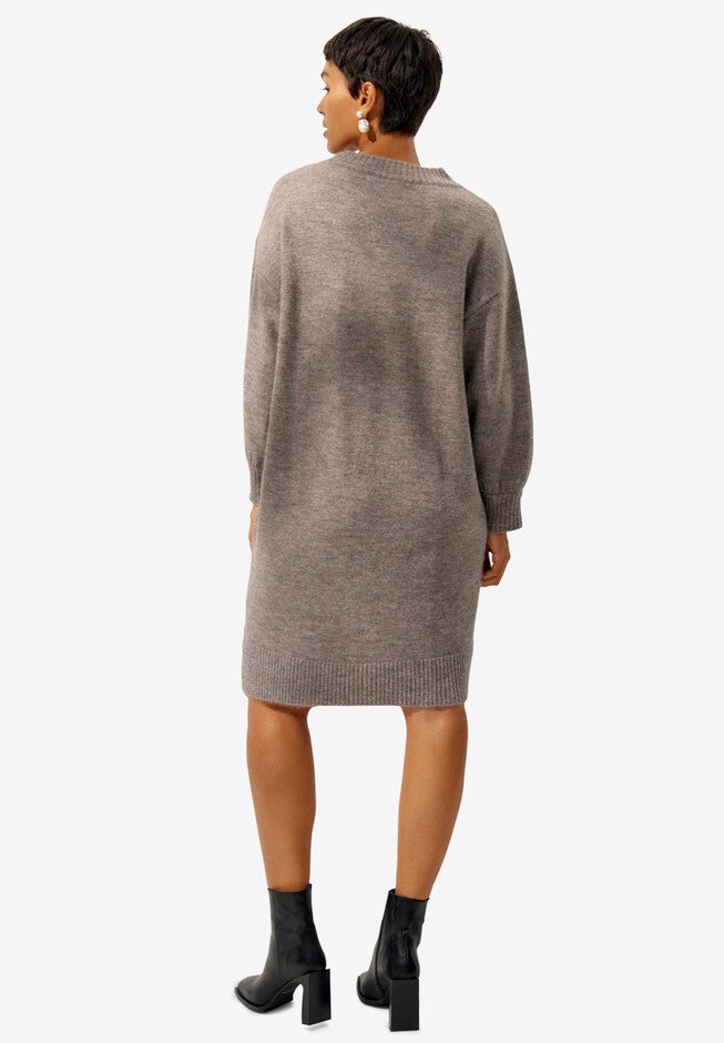 Blouson Sleeve Sweater Dress, , on-hover image number null