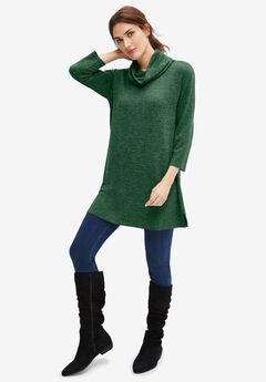 Plus Size Cowl Neck Tops 