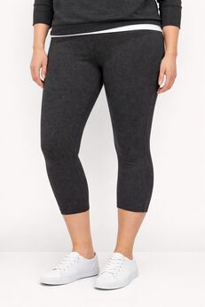 Cotton Spandex Capri Length Leggings