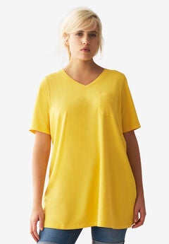 V-neck A-line Tunic
