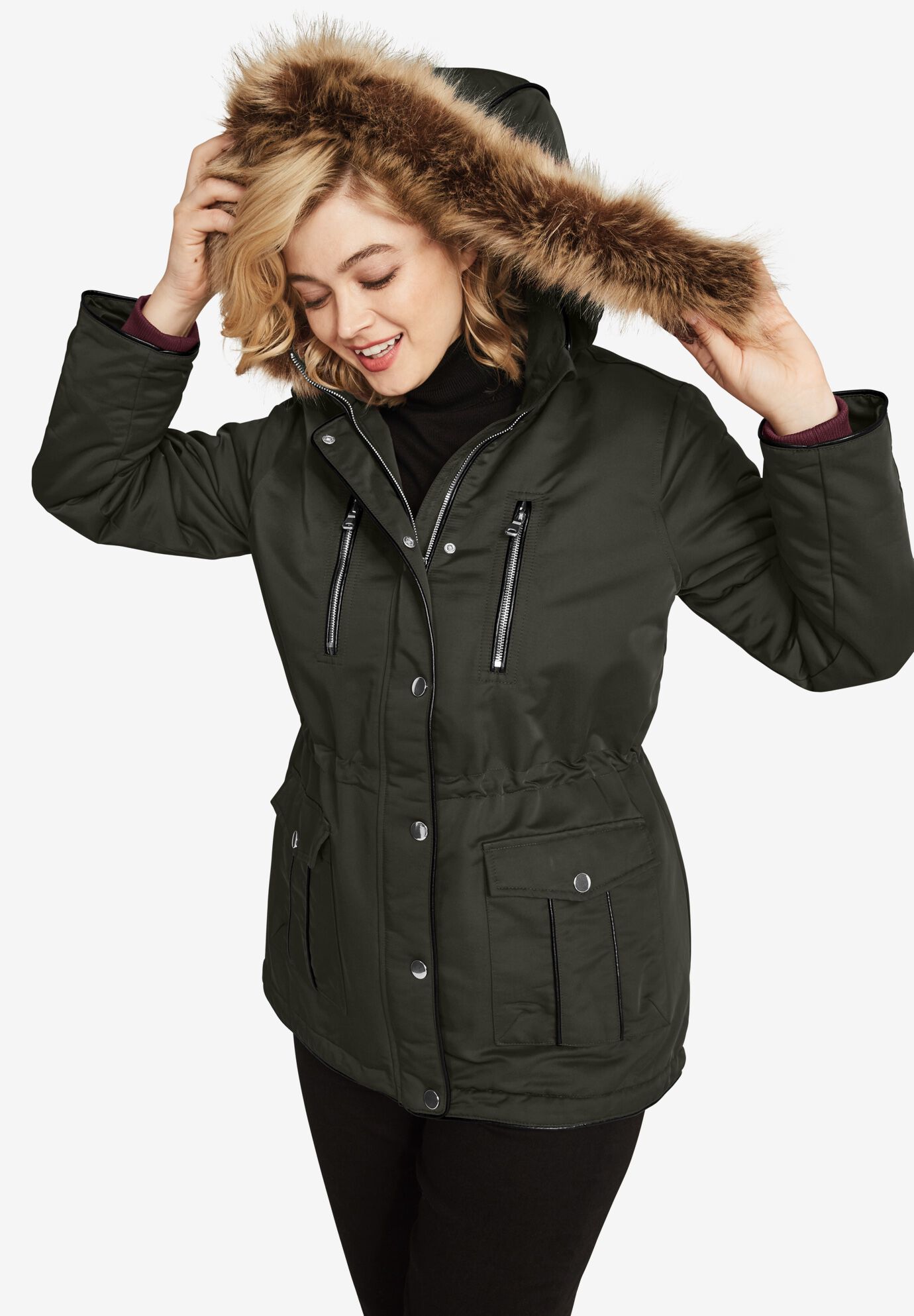 roaman's plus size coats