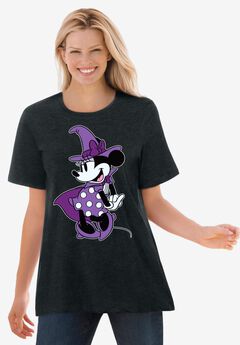 Disney Heather Charcoal Minnie Witch Tee