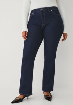 Mid-rise Stretch Bootcut Jeans