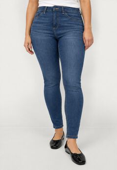 Mid-Rise Comfort Stretch 5-Pocket Slim Leg Jean