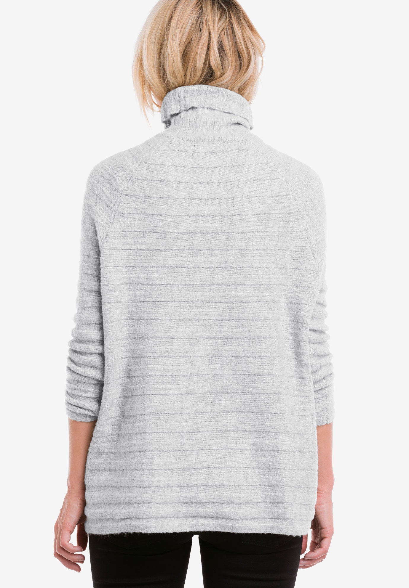 Side Button Turtleneck Sweater, POPPY RED, on-hover image number 1