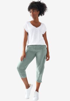 Stretch Cargo Capris by ellos®