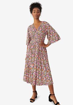 Plus Size Pleated Dresses