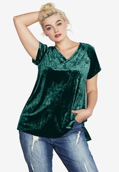 Crushed Velour Tee