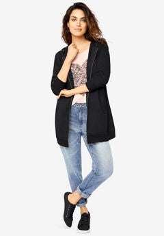 Black Plus Size Sweatshirt
