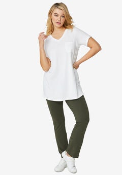 V-neck A-line Tunic
