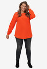 Blouson Sleeve Sweatshirt Tunic, , alternate image number null
