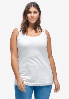 Lace Trim Tank
