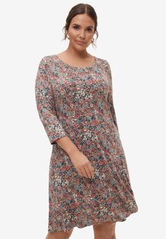 Plus Size 3 4 Sleeves