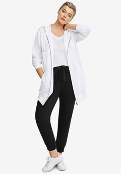 Plus Size White Hoodies