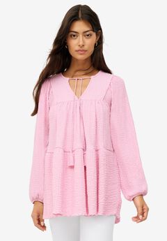 Plus Size Tiered Tops