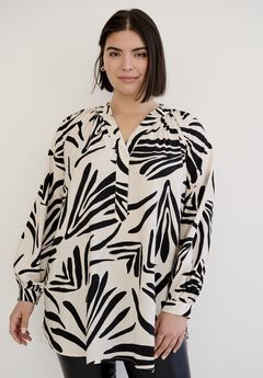 Notched V-Neck Tunic