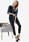 Denim Trim Shirt, , alternate image number null