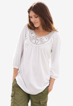 Plus Size Cotton Tunics