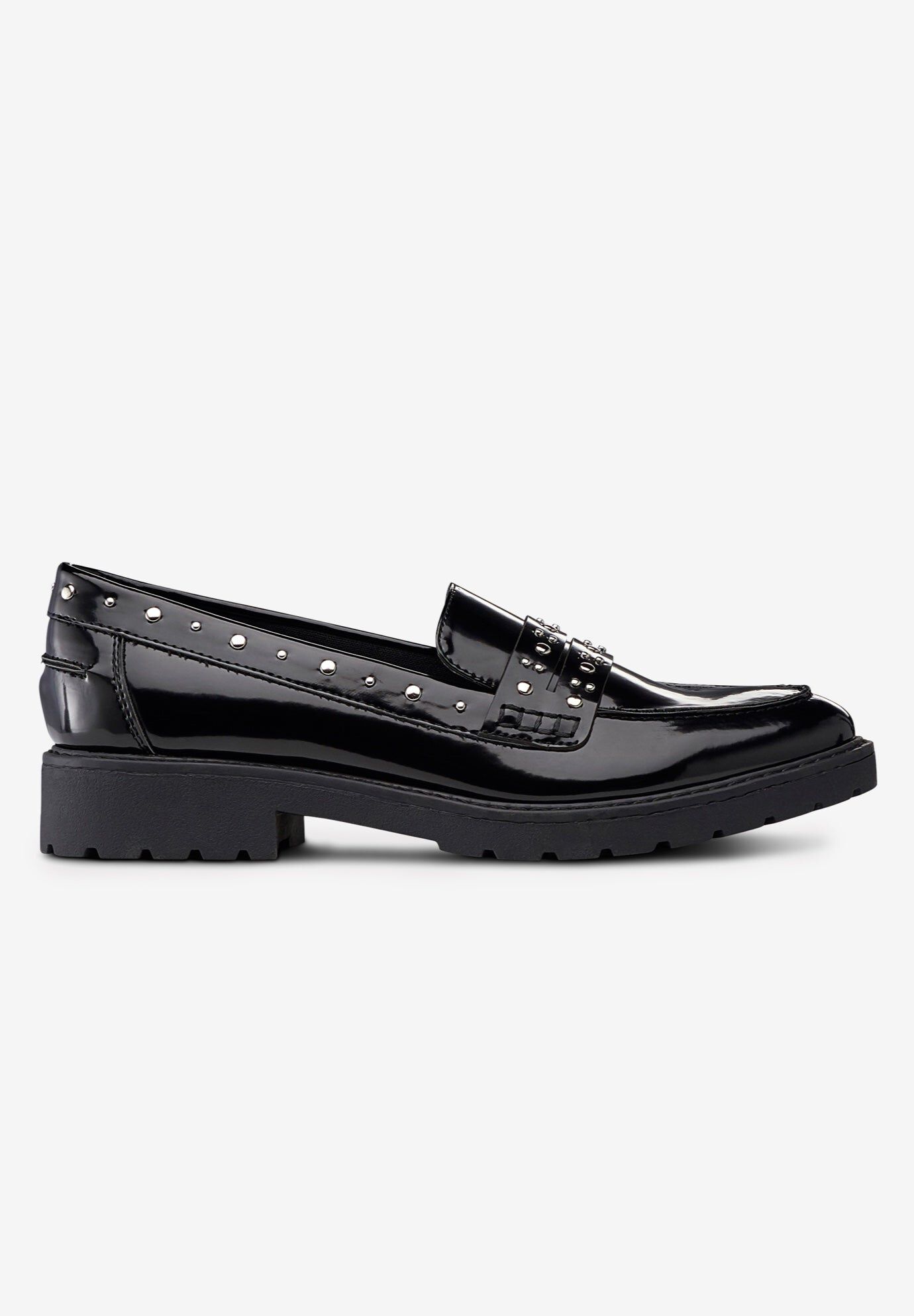 Studded Loafer, BLACK, hi-res image number 0