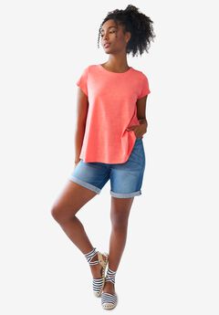 Denim Boyfriend Shorts