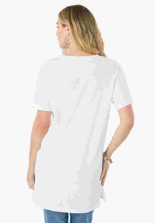 Ultimate Rhinestone V Neck Tunic image number 1