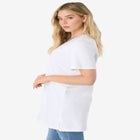 Ultimate Rhinestone V Neck Tunic image number null