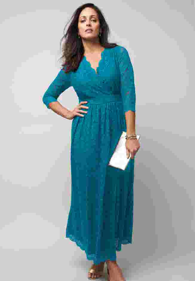 Stretch Lace Maxi Dress image number 0