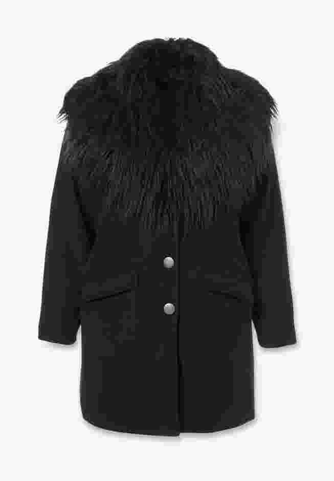 Short Wool Blend Coat image number 4
