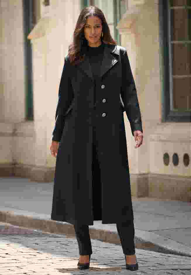 Long Wool Blend Coat image number 0