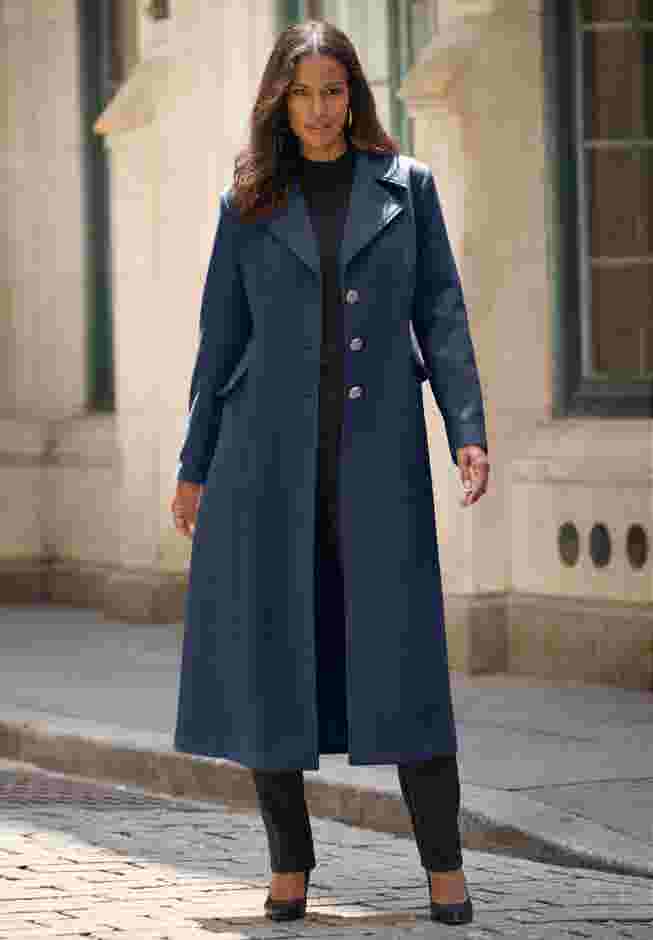 Long Wool Blend Coat image number 0