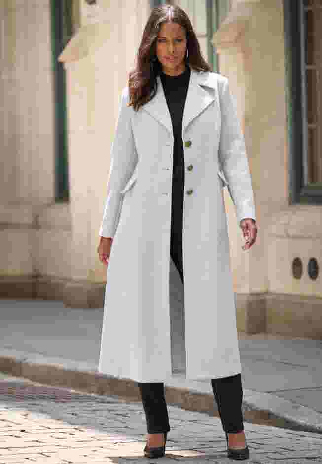 Long Wool Blend Coat image number 0