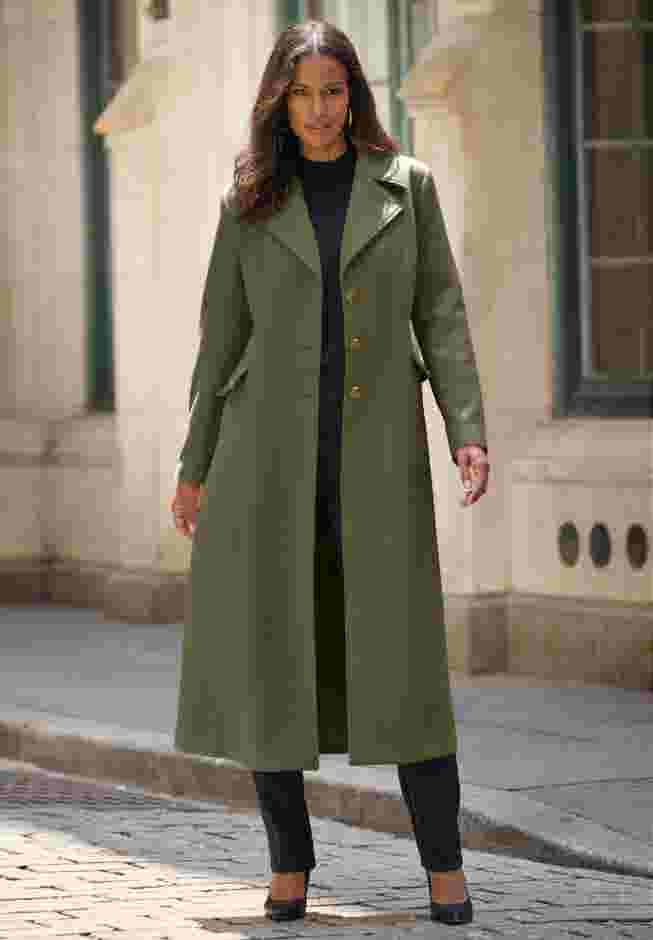 Long Wool Blend Coat image number 0