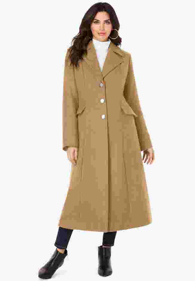 Long Wool Blend Coat image number 0