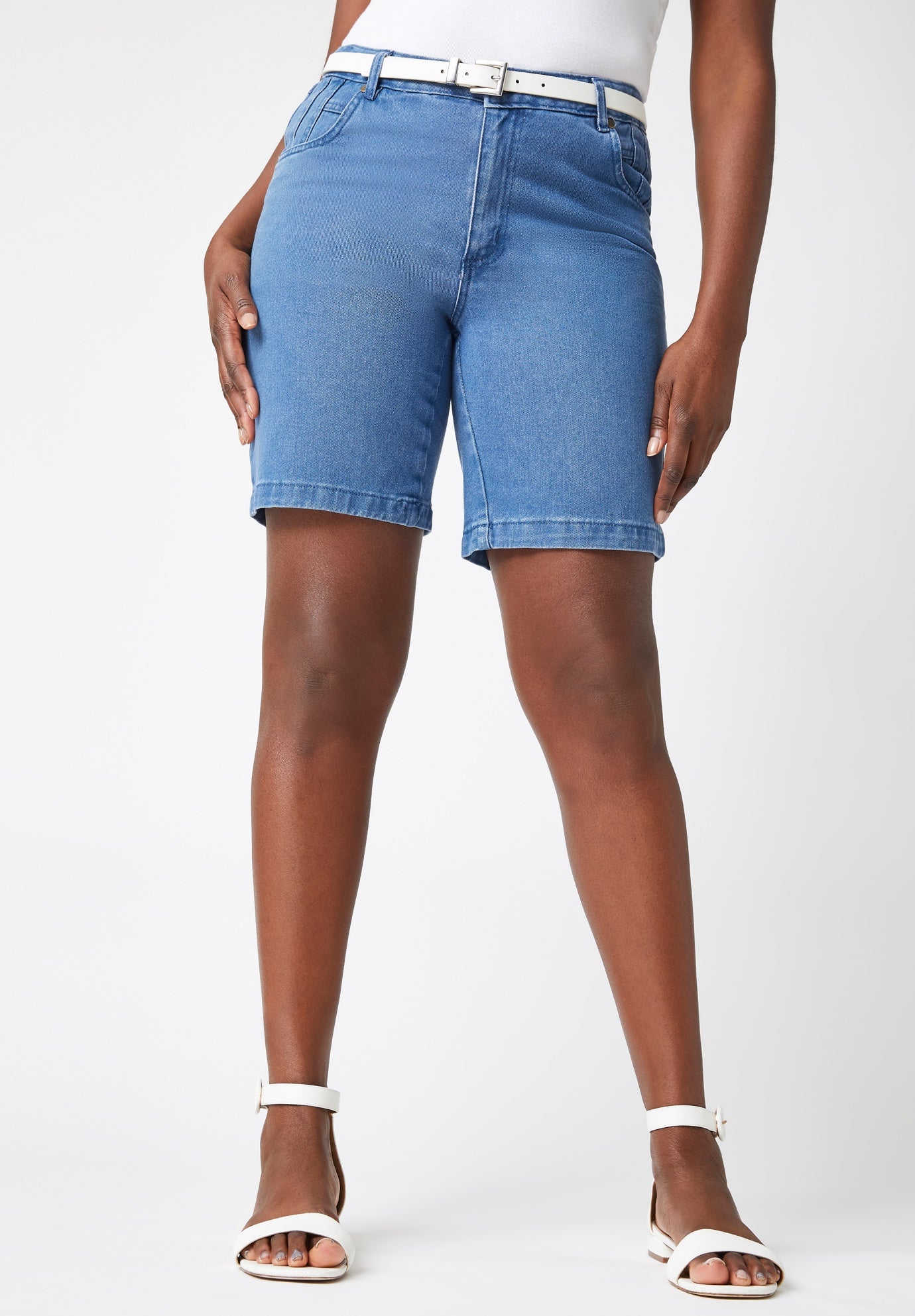 Classic Cotton Denim Shorts image number 0