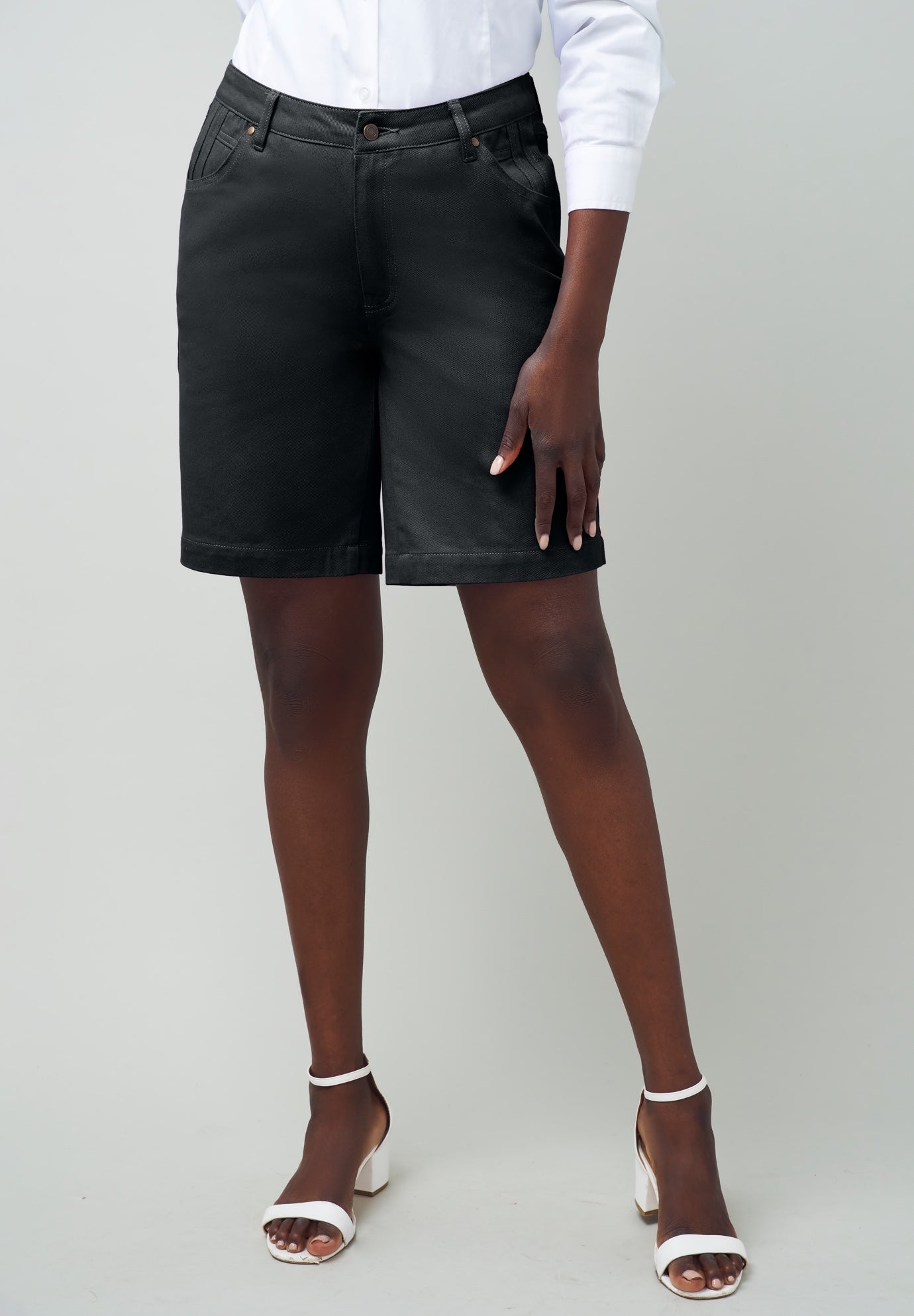 Classic Cotton Denim Shorts image number 0