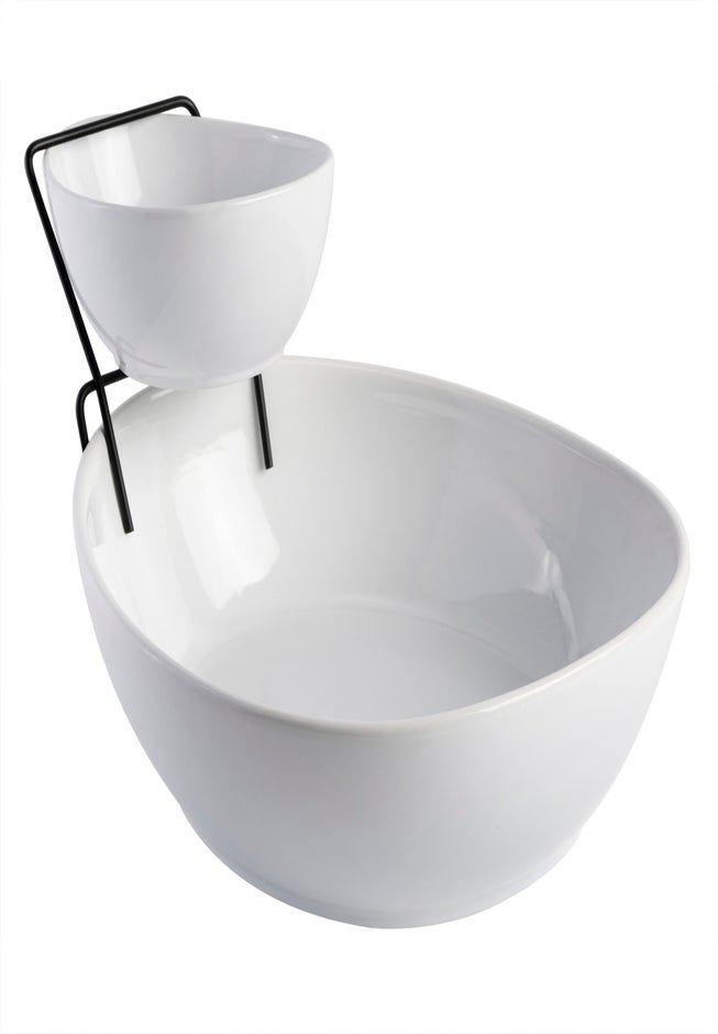 Gracious Dining 2-Tier Chip and Dip Serving Set image number 2