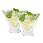 10 oz. Double Wall Martini Glasses, Set of 2 image number null