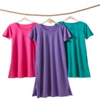 Perfect Short-Sleeve Crewneck Tee Dress image number null