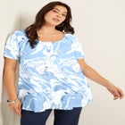 Short-Sleeve Swing One + Only Tunic image number null