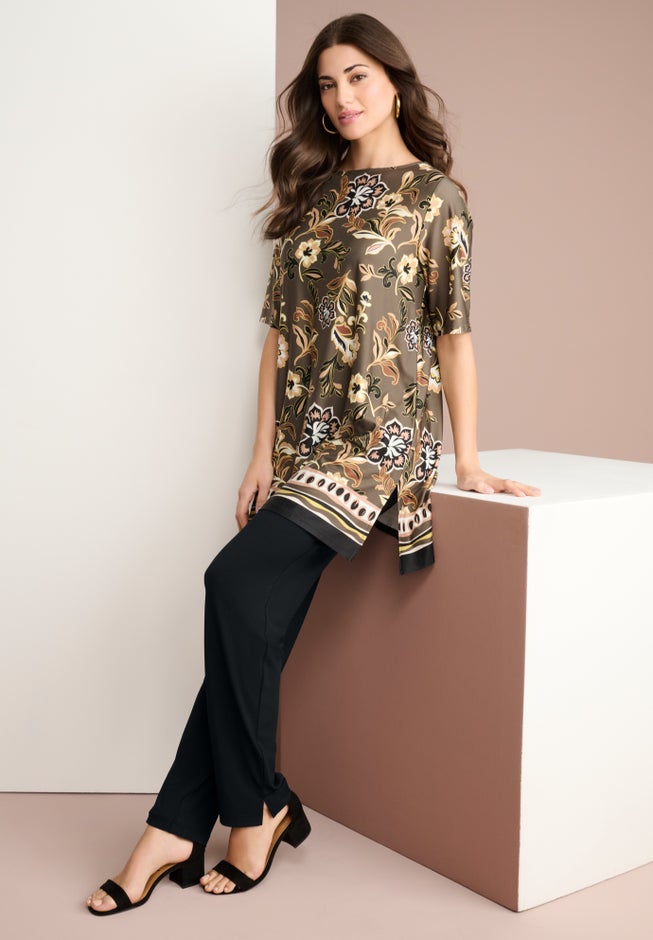 Ultrasmooth® Fabric Straight-Leg Pant image number 1