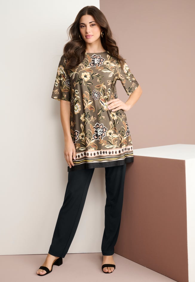 Ultrasmooth® Fabric Straight-Leg Pant image number 2