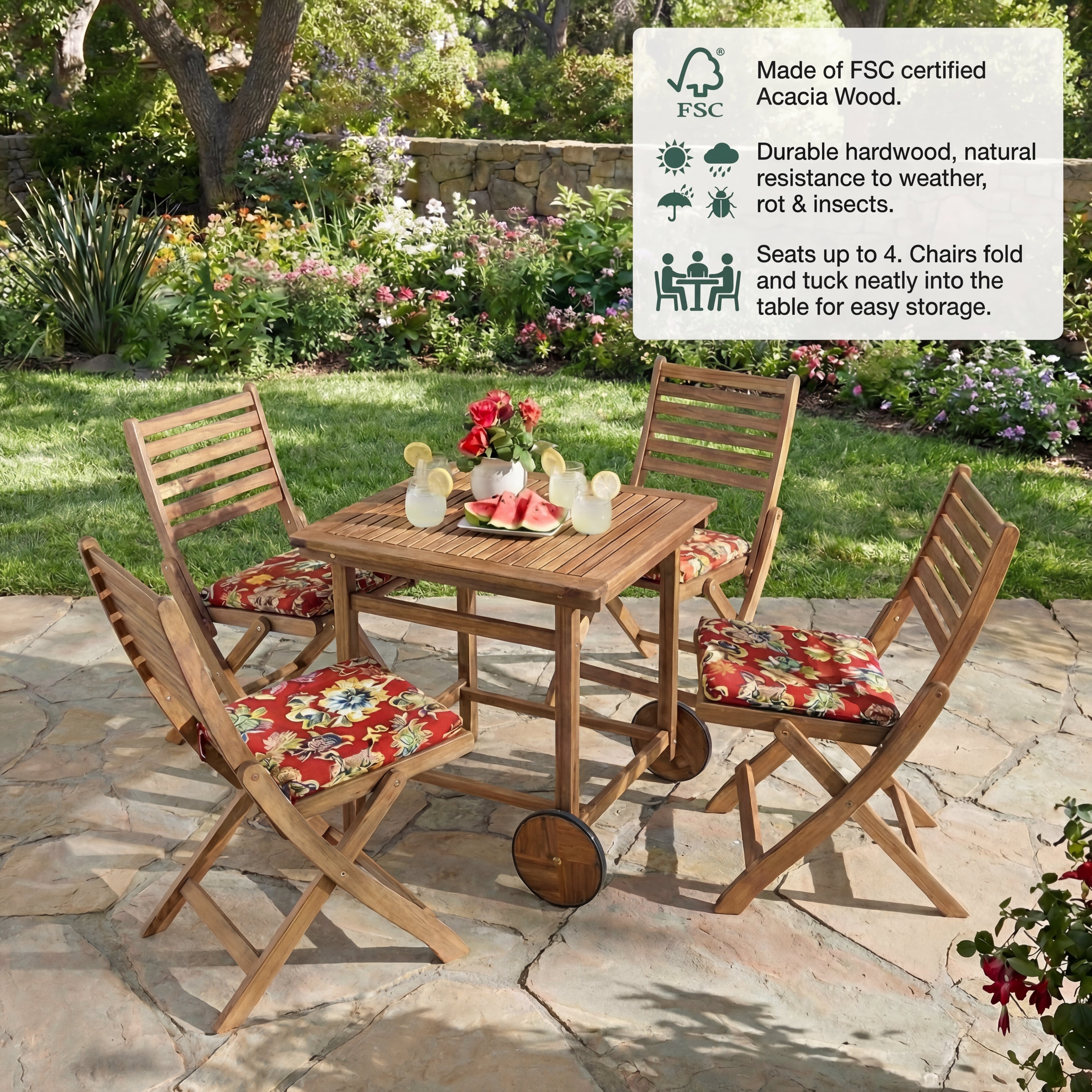5-Pc. Leo Dining Table Set image number 7