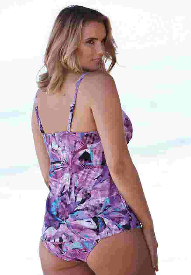Bra-Size Wrap Tankini Top image number 1