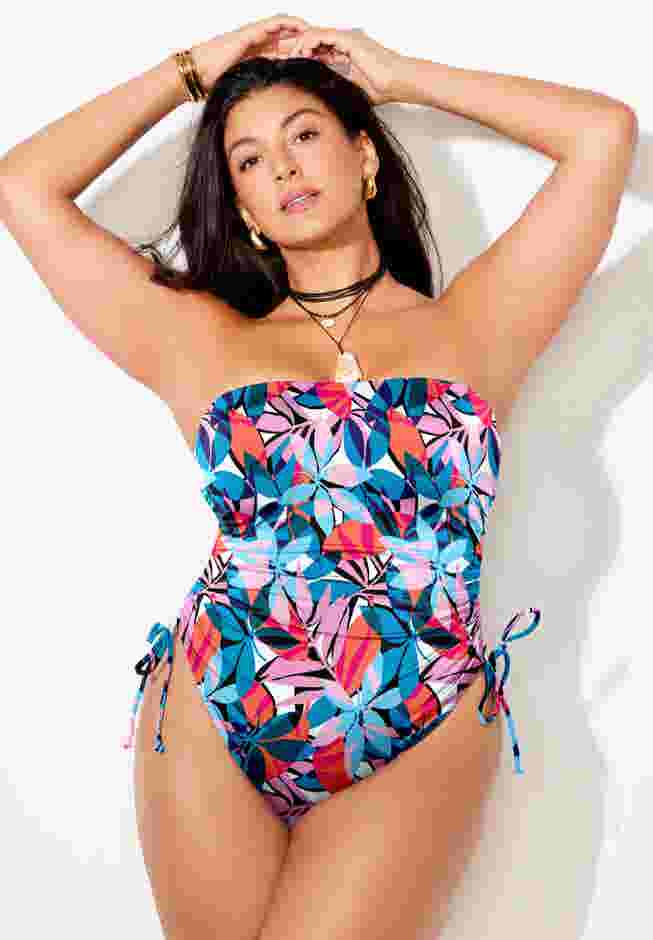 Essential Bandeau Adjustable One Piece image number 4