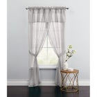 BH Studio Sheer Voile 5-Pc. One-Rod Curtain Set image number null