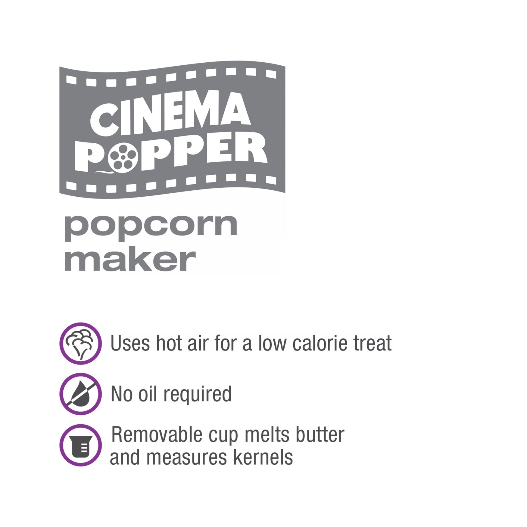 Salton&reg; Cinema Popper Popcorn Maker image number 3