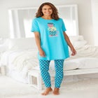 Graphic Tunic PJ Set image number null