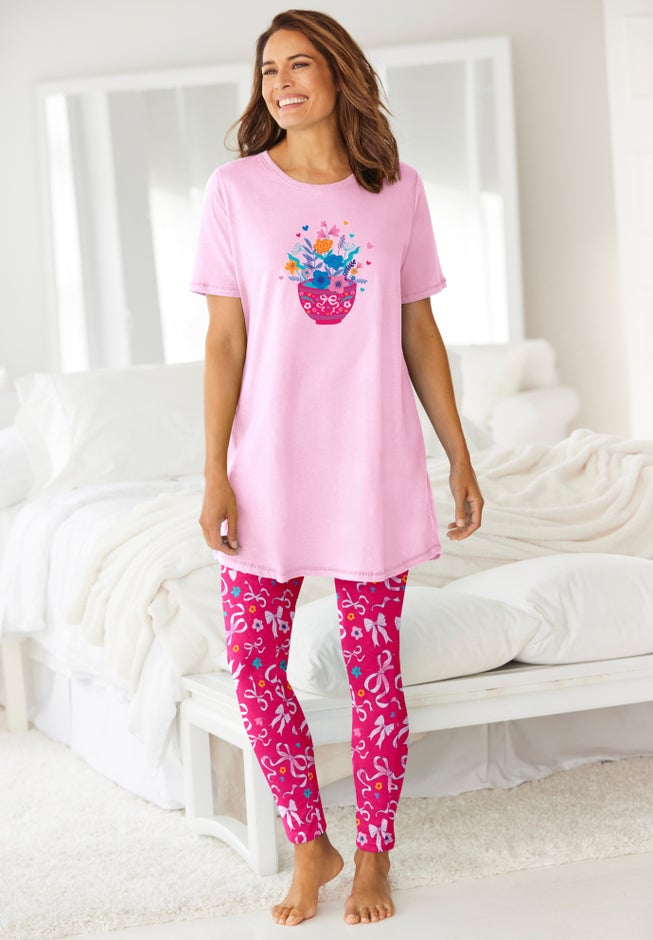 Graphic Tunic PJ Set image number 5