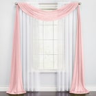 BH Studio Sheer Voile Scarf Valance image number null