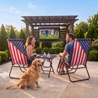 3-Pc. Americana Zero Gravity Chair and Table Set image number null